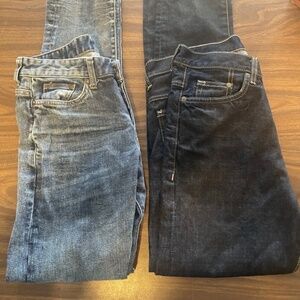 H & M Men's Skinny Fit Jeans, 28x32  29/32 Lot Of 2 Pr